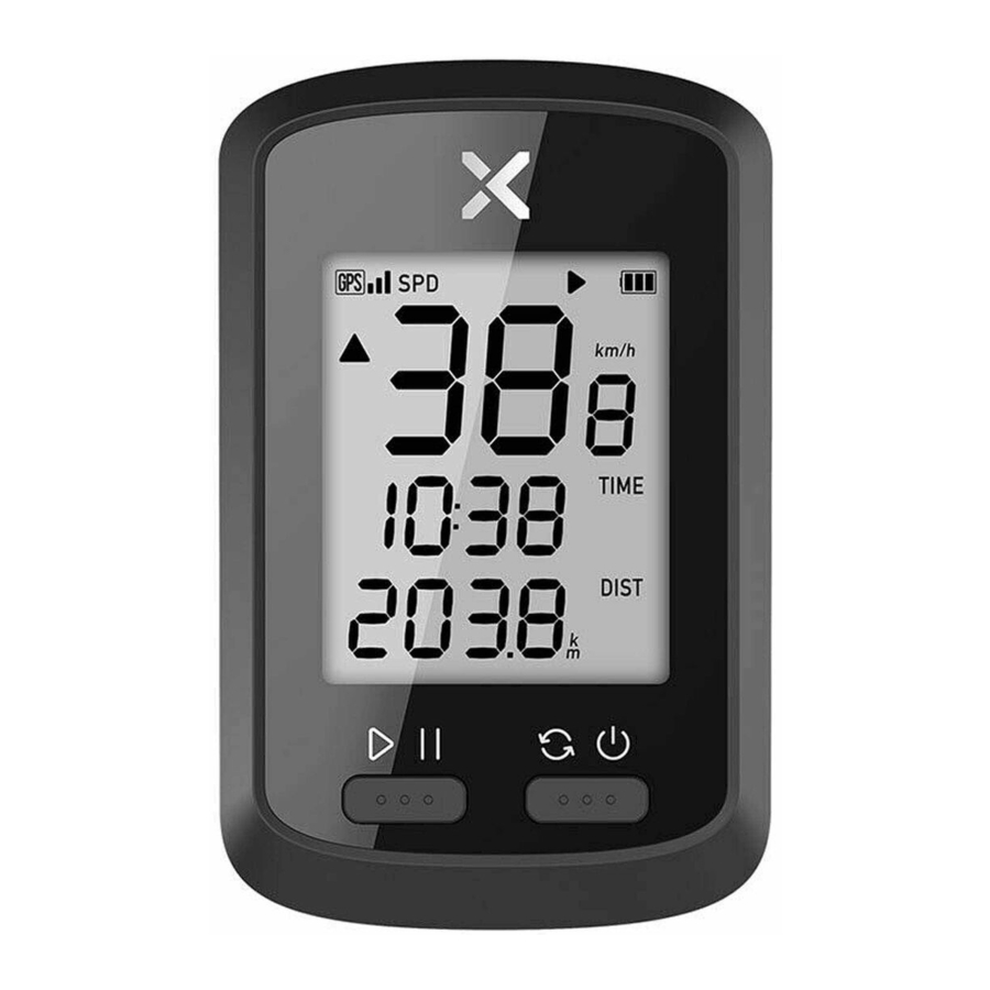 XOSS G+ Manual
