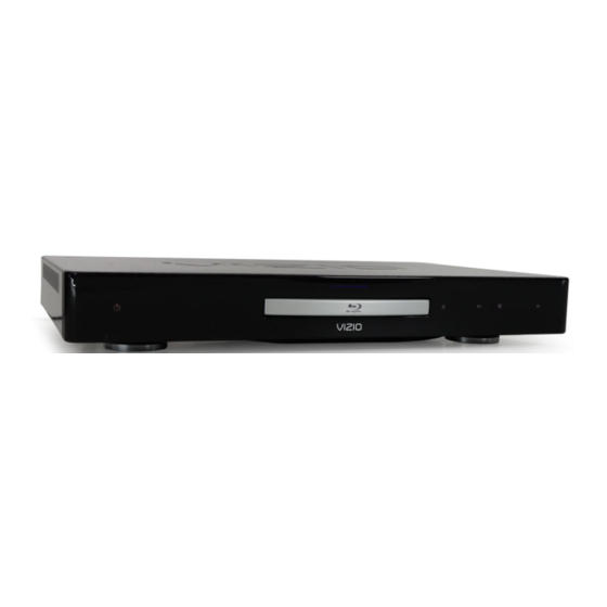 Vizio VBR210 Quick Start Manual