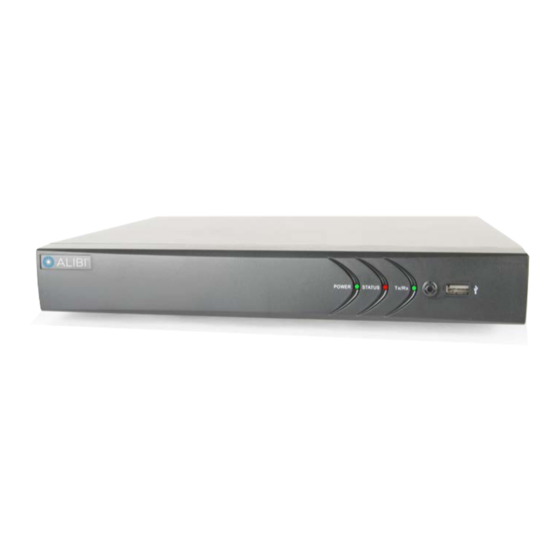 ALIBI ALI-DVR3000H Series Quick Setup Manual