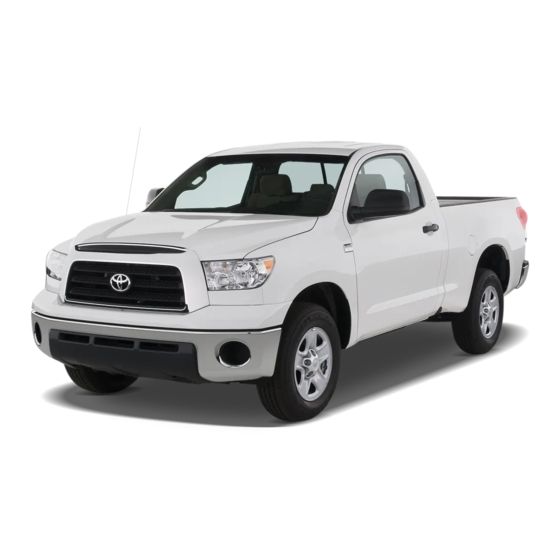 TOYOTA 2007 TUNDRA SCHEDULED MAINTENANCE MANUAL Pdf Download | ManualsLib