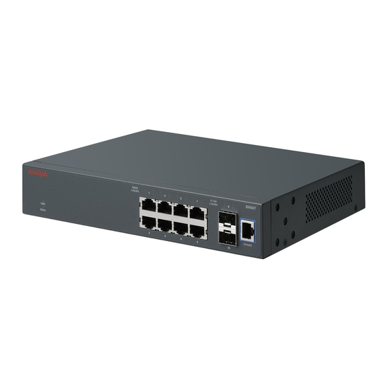 Avaya ERS 3500 Series Manual