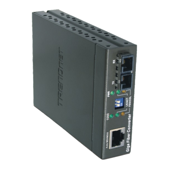 TRENDnet TFC-1000 Quick Installation Manual