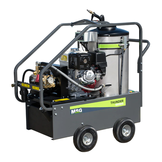 MSG TH3540G-PRO-M Operator's Manual And Part's Manual