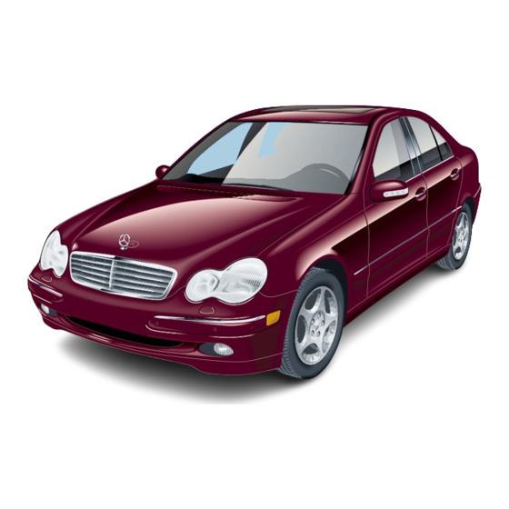 Mercedes-Benz 2002 C 240 Operator's Manual