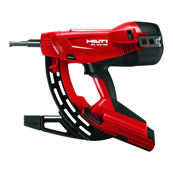 Hilti GX 120-ME Operating Instructions Manual