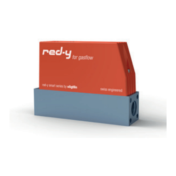 User Manuals: Vogtlin red-y smart Series Flow Meter