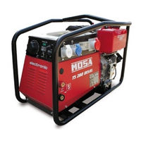 MOSA Weld TS 200 DES/EL Use And Maintenance Manual
