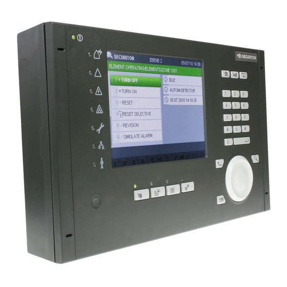 Securiton SecuriFire 500 Mounting And Installation