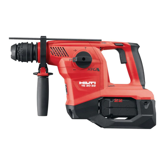 Hilti NURON TE 30-22 Original Operating Instructions