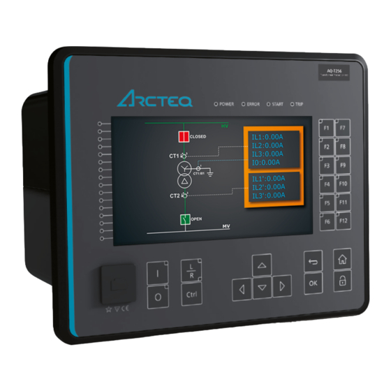 Arcteq AQ-T256 Instruction Manual