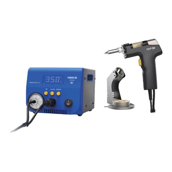 Hakko Electronics FR-4102 Instruction Manual