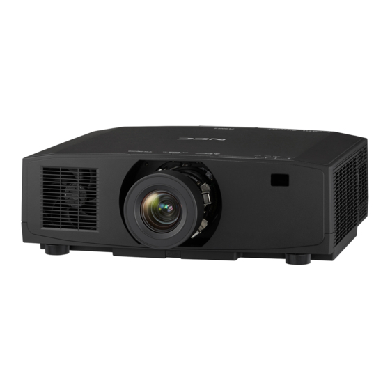 NEC PV710UL Quick Setup Manual