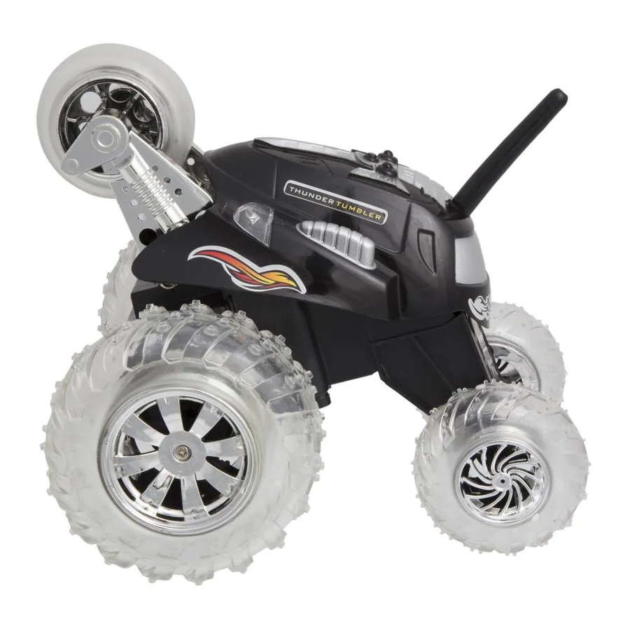 Thunder Tumbler Toy-R/C Monster V-Blk Wheel - Motorized Toy Car Manual