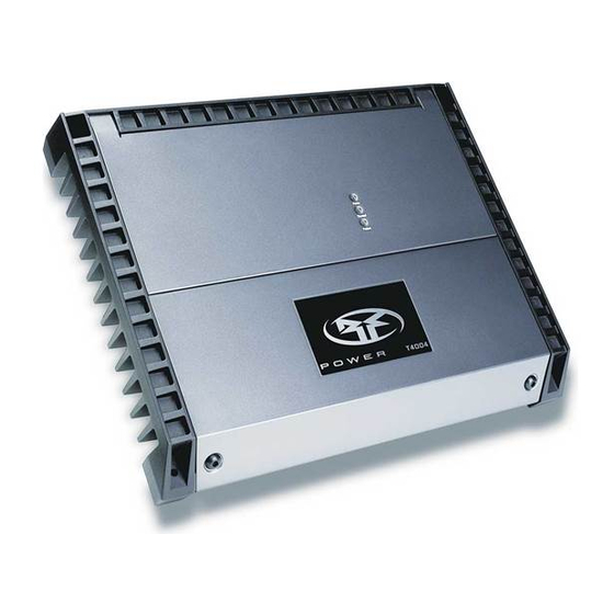 Rockford Fosgate Power T600-4 Installation & Operation Manual