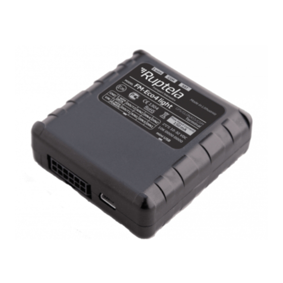 RUPTELA FM-Eco4 light User Manual