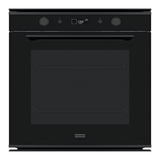 Franke FMY 98 P XS Pyrolytic Oven Manuals