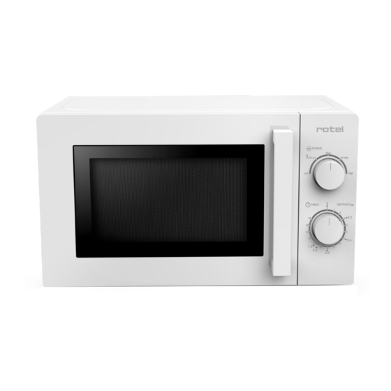Rotel MICROWAVEOVEN1577CH Manuals
