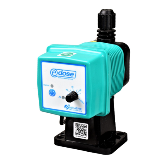 User Manuals: Initiative Engineering edose Pump