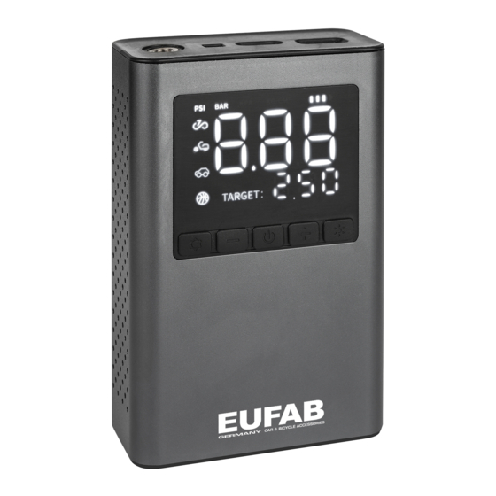 EUFAB 21083 Air Compressor Manuals