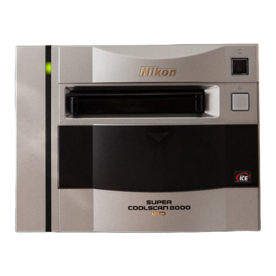 Nikon SUPER COOLSCAN 8000 ED User Manual
