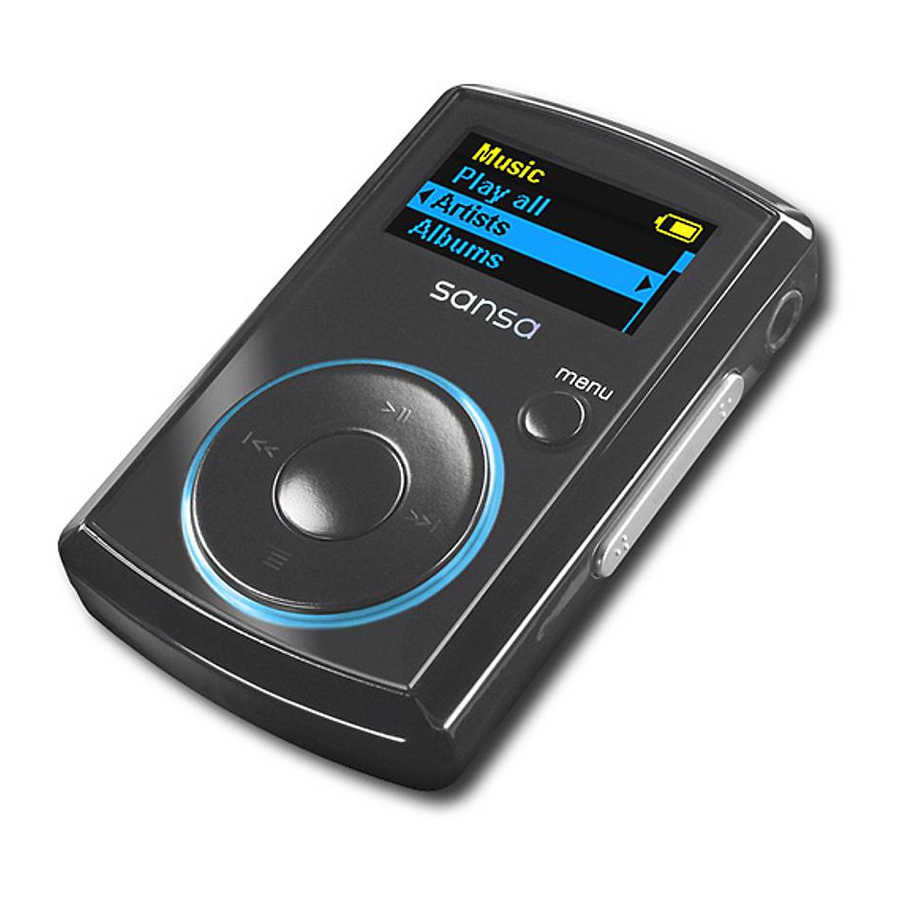 SanDisk SANSA CLIP User Manual