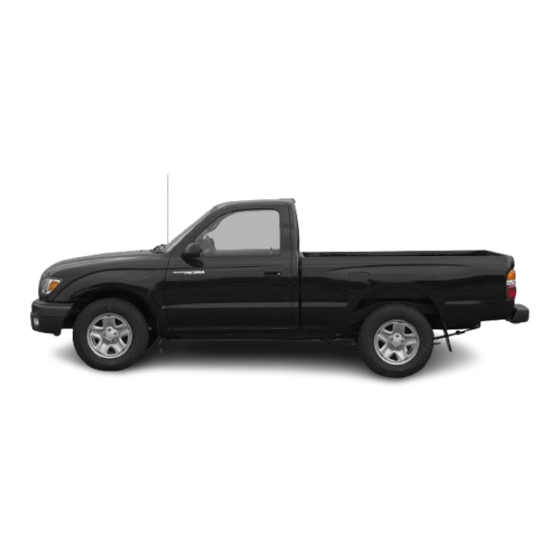 Toyota Tacoma 2002 Operating Manual