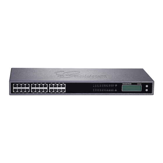 Grandstream Networks GXW4216 Admin Manual