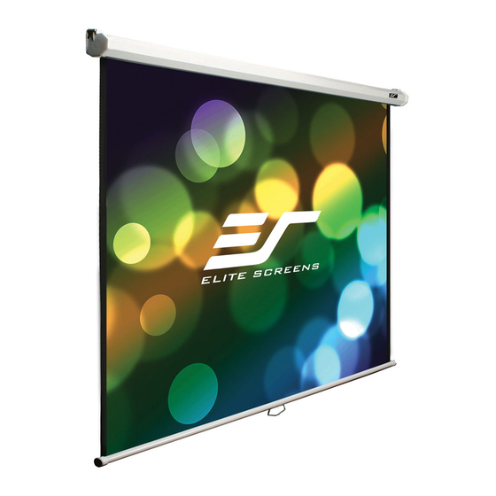 Elite Screens M100S Manual