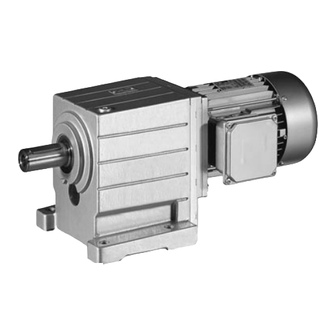 Lenze GKS Series Operating Instructions Manual