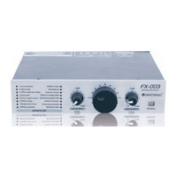 Omnitronic FX-003 User Manual