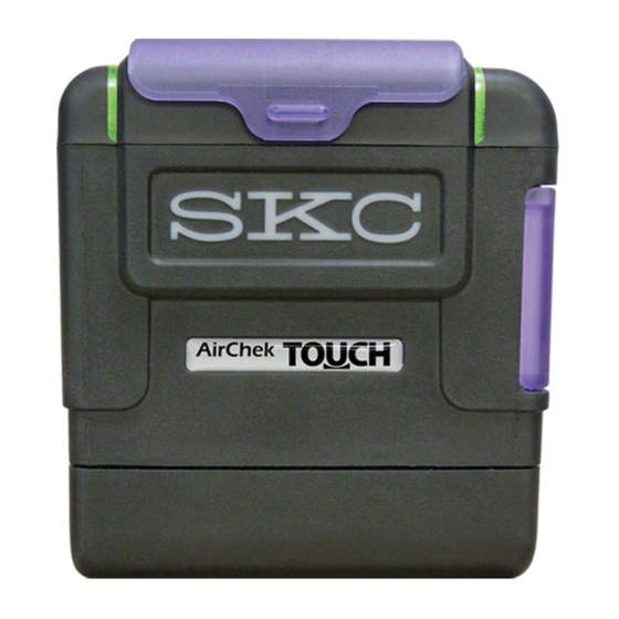 SKC AirChek TOUCH 220 Series Operating Instructions Manual