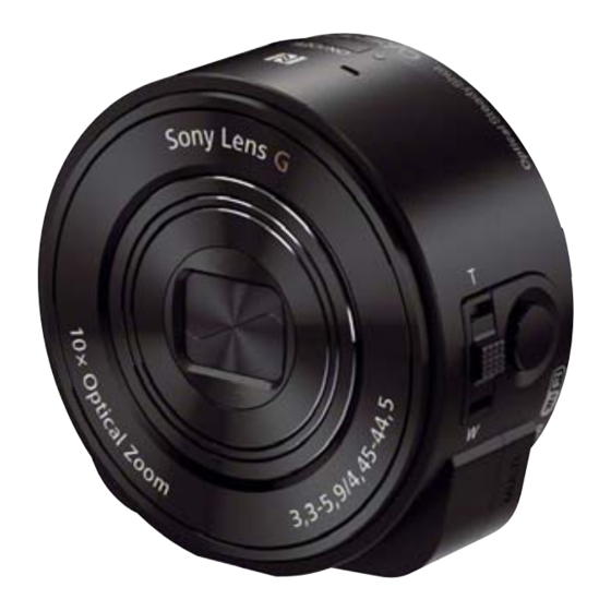 Sony DSC-QX10 Service Manual