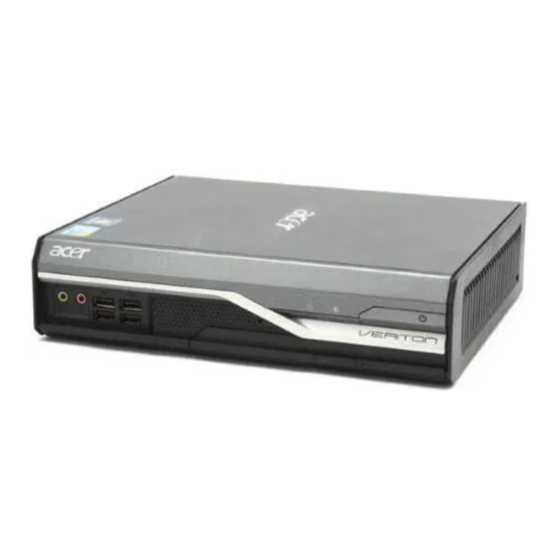Acer Veriton L480G Buyer's Manual