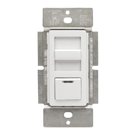 Leviton Decora Illumatech IPF01-1L Installation Instructions