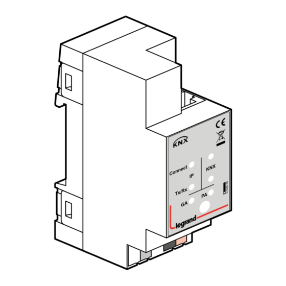 LEGRAND KNX Instructions