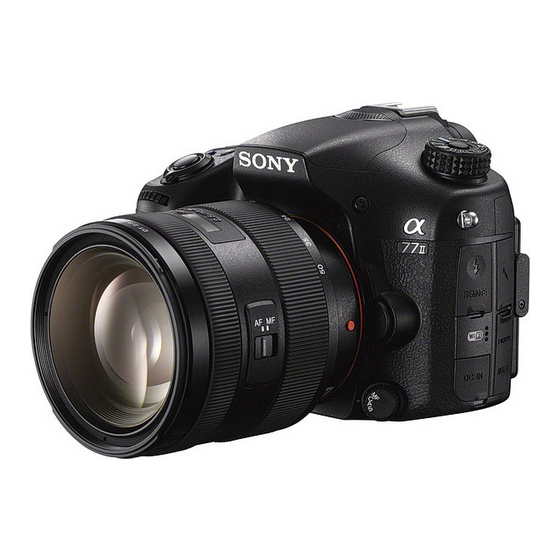 Sony ILCA-77M2 Service Manual