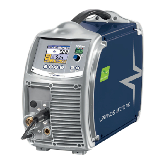 voestalpine bohler URANOS NX 2700 PMC Manuals