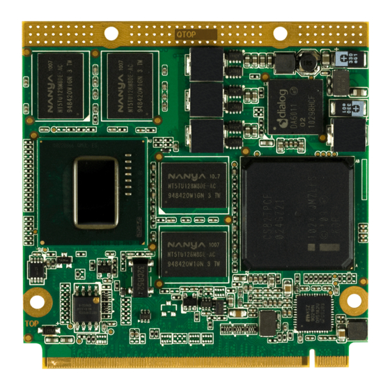 Congatec Qseven conga-QA6 015033 User Manual