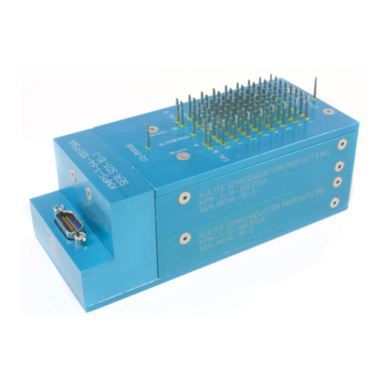 User Manuals: KS KMPS-1-64 Series Pressure Scanner