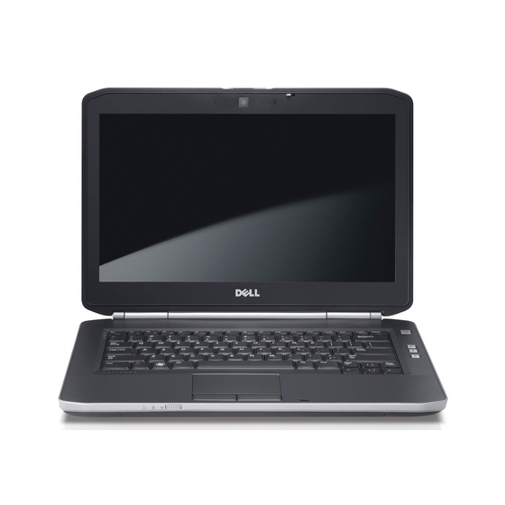 Dell Latitude E5420 Setup And Features Information