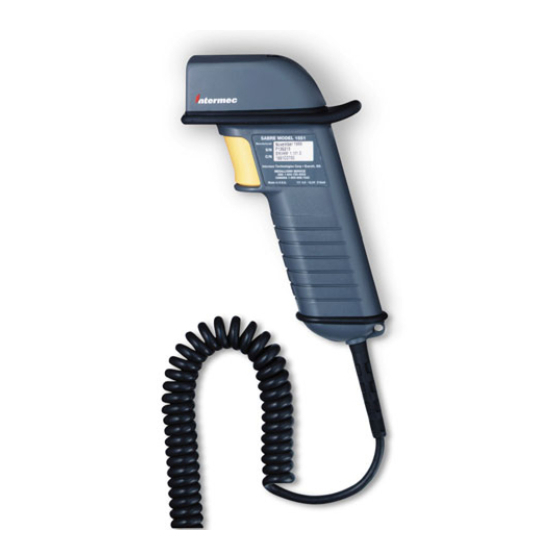 Intermec Sabre 1551 Getting Started Manual