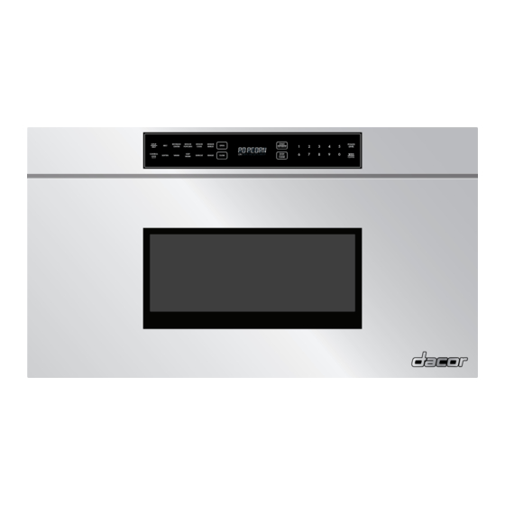 Dacor Microwave In-A-Drawer RNMD30S Use And Care Manual
