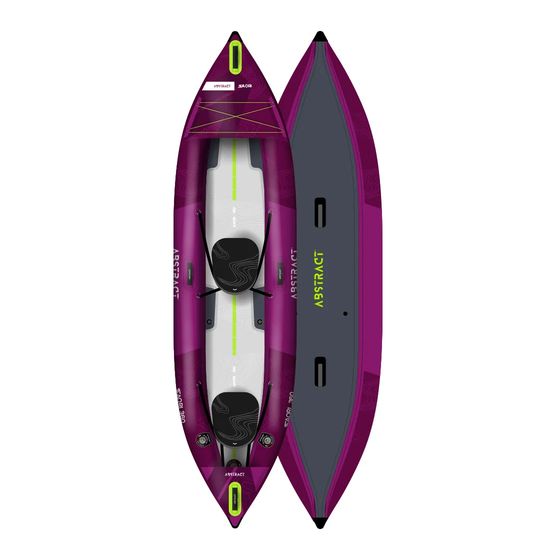 ABSTRACT SAORI Inflatable Kayak Manuals