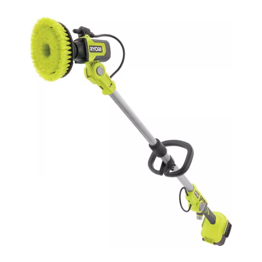 Ryobi PCL1701 - POWER SCRUBBER Manual