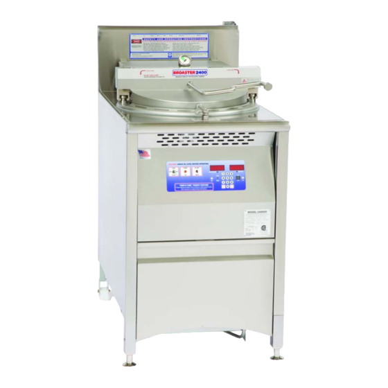 Broaster 2400 Series Service Manual