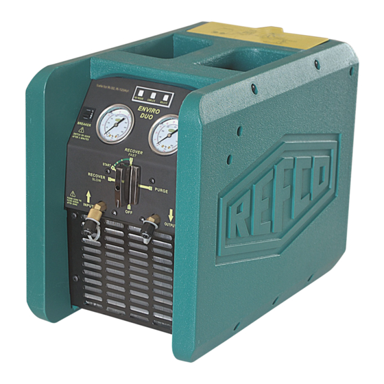 Refco ENVIRO-DUO Instruction Manual