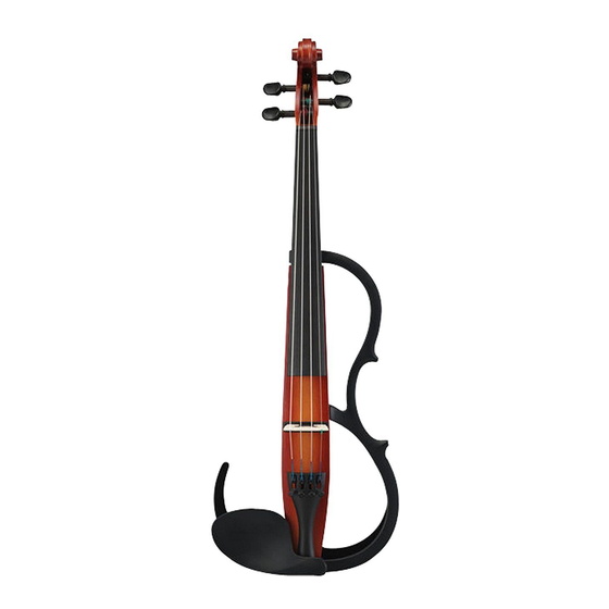 Yamaha Silent Violin SV120 Owner's Manual