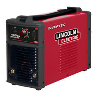 Lincoln Electric INVERTEC 165SX Operator's Manual