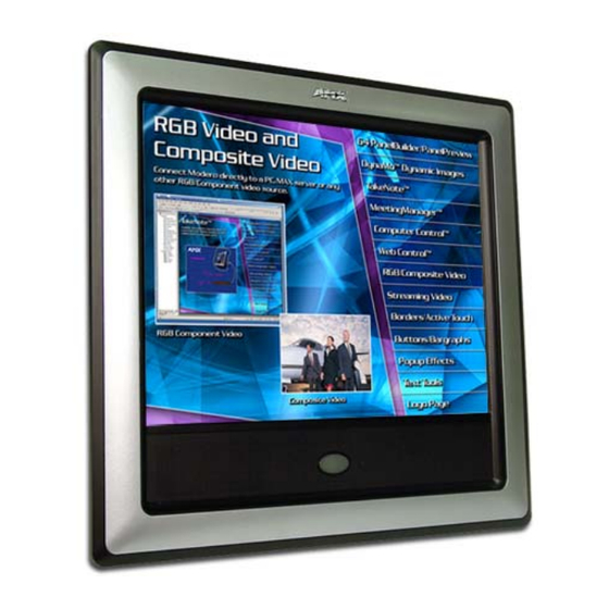 AMX Modero NXT-1500VG Operation/Reference Manual