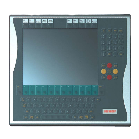 Beckhoff CP7002 Installation And Operating Instructions Manual